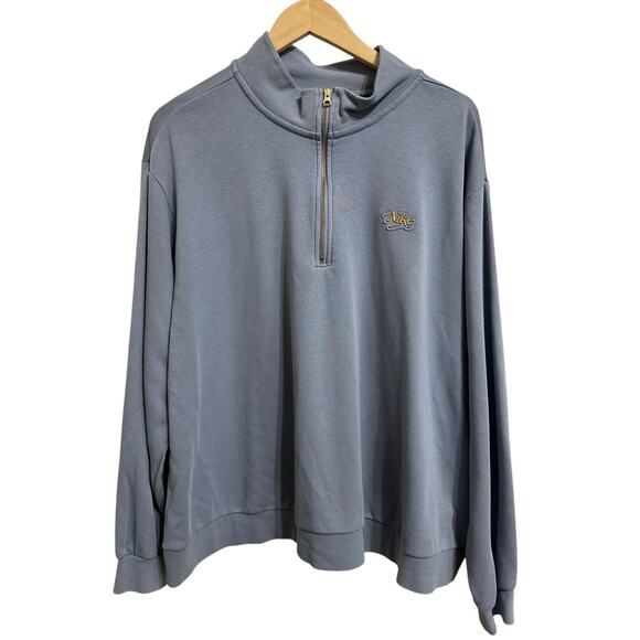 Nike women's blue‎ pullover mock neck sweater size 1x - Picture 1 of 6